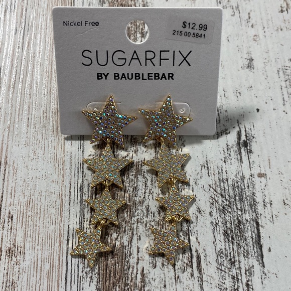 Sugarfix by Baublebar 4 Stars Dangling Stud Earrings - Picture 3 of 5